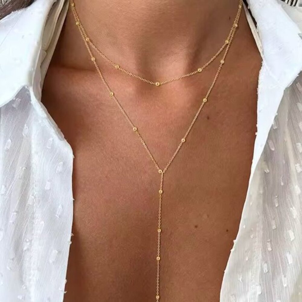 14K Gold filled Layering Necklace